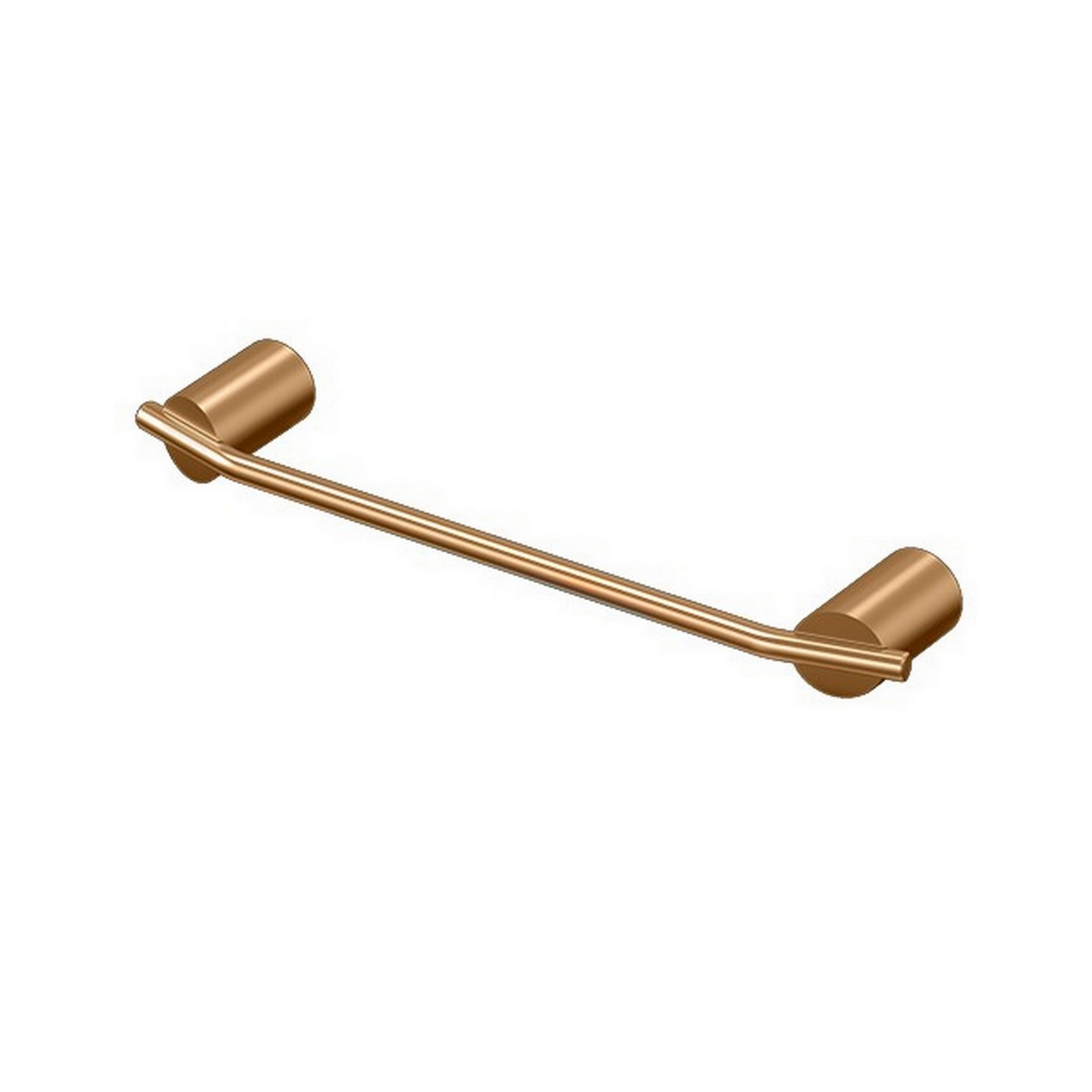 Porta Toalha Reto Curto 30 Cm Lunna Rose Gold Fani