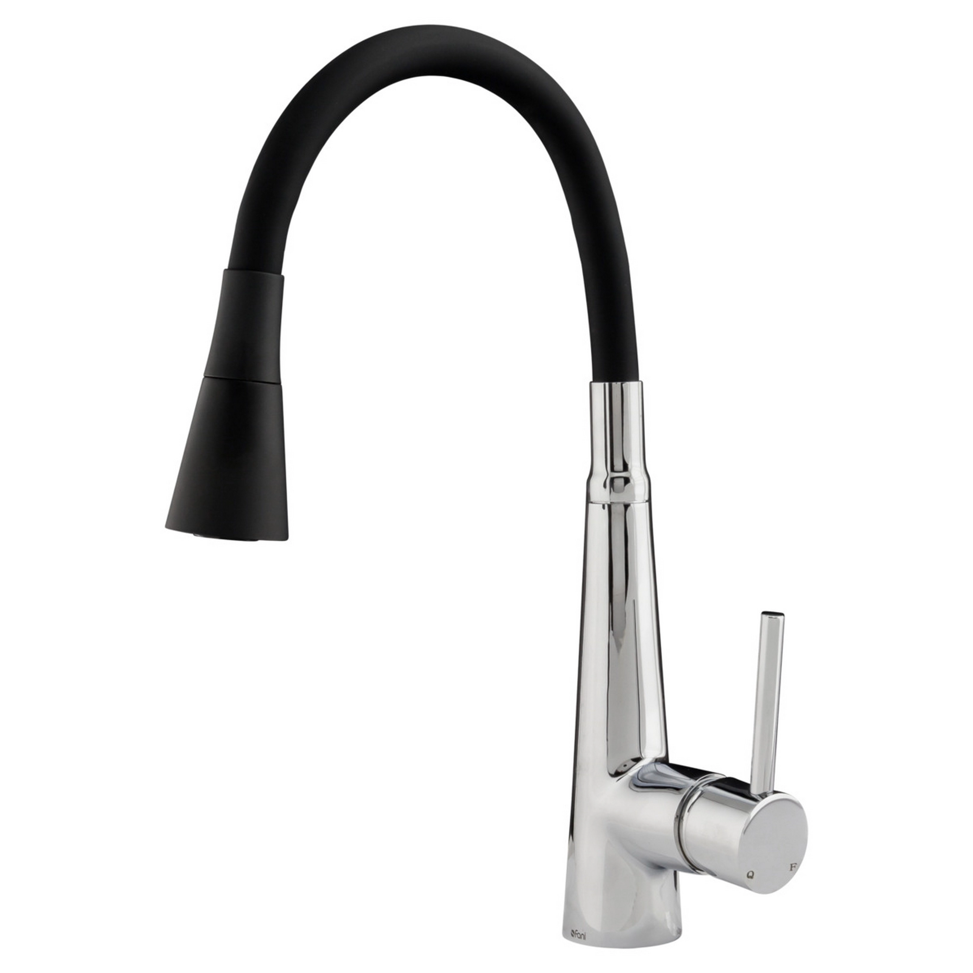 Misturador Monocomando De Mesa Para Cozinha Cromado Bica Flexível Multidirecional Fani Flex 6256 C99