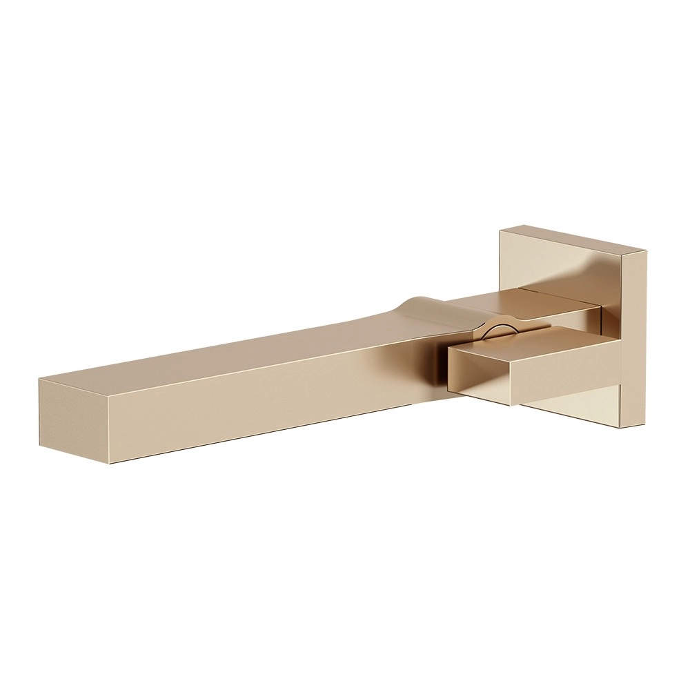 Torneira De Parede Champanhe Para Banheiro E Lavabo Fani Horus 1199 Ch450 Dn 15 1/2
