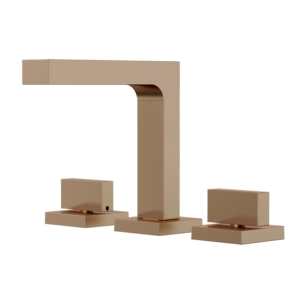Misturador De Mesa Para Banheiro E Lavabo Champanhe Fani Horus 1877 Ch450 Dn 15 1/2