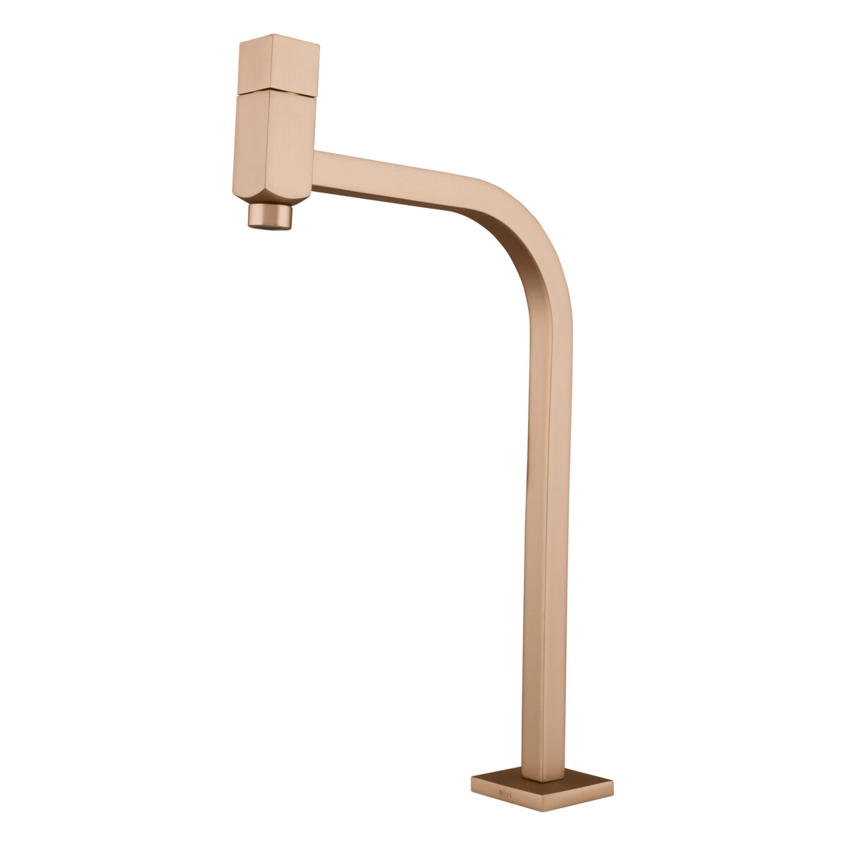 Torneira De Mesa Champanhe Para Banheiro E Lavabo Bica Alta Fani Hera 1209 Ch105 Dn 15 1/2