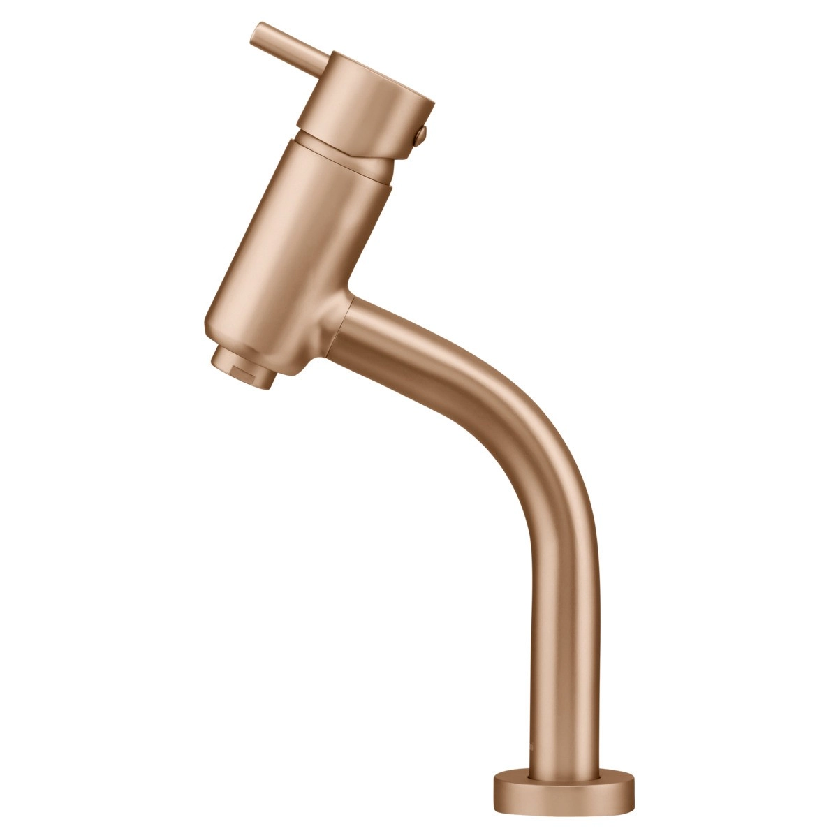 Misturador Monocomando De Mesa Para Banheiro E Lavabo Champanhe Bica Baixa Fani Slim 6195 Ch95 Dn 15