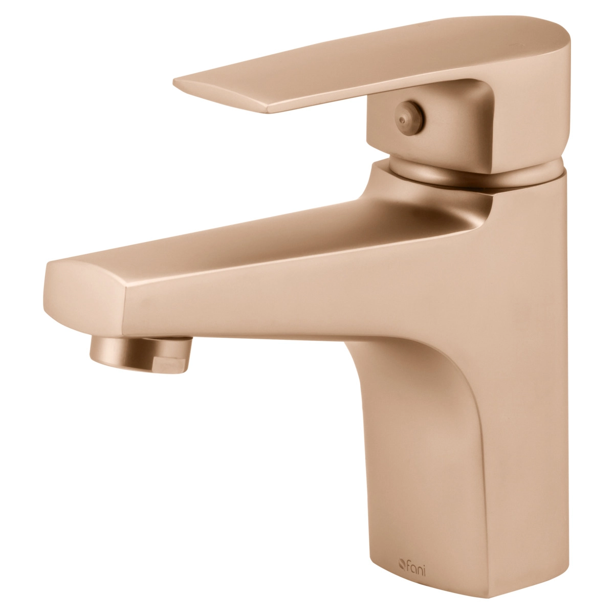 Misturador Monocomando De Mesa Para Banheiro Champanhe Bica Baixa Fani Bold 6875 Ch370 Dn 15 1/2