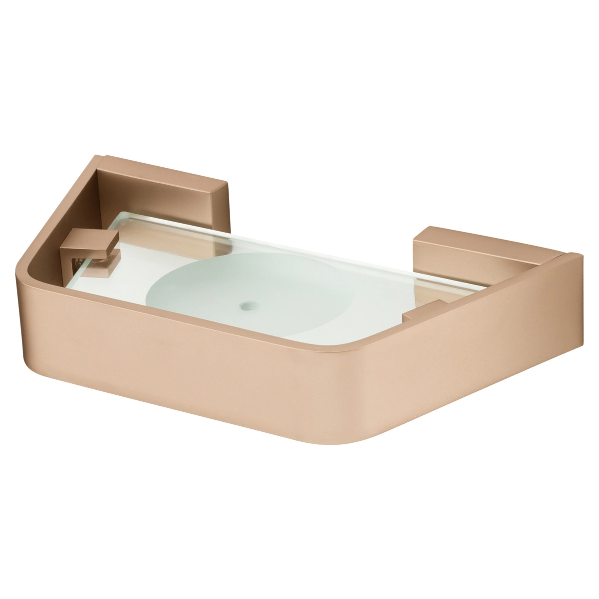 Saboneteira De Parede Para Banheiro E Lavabo Champanhe Fani Essence 4100 Ch420
