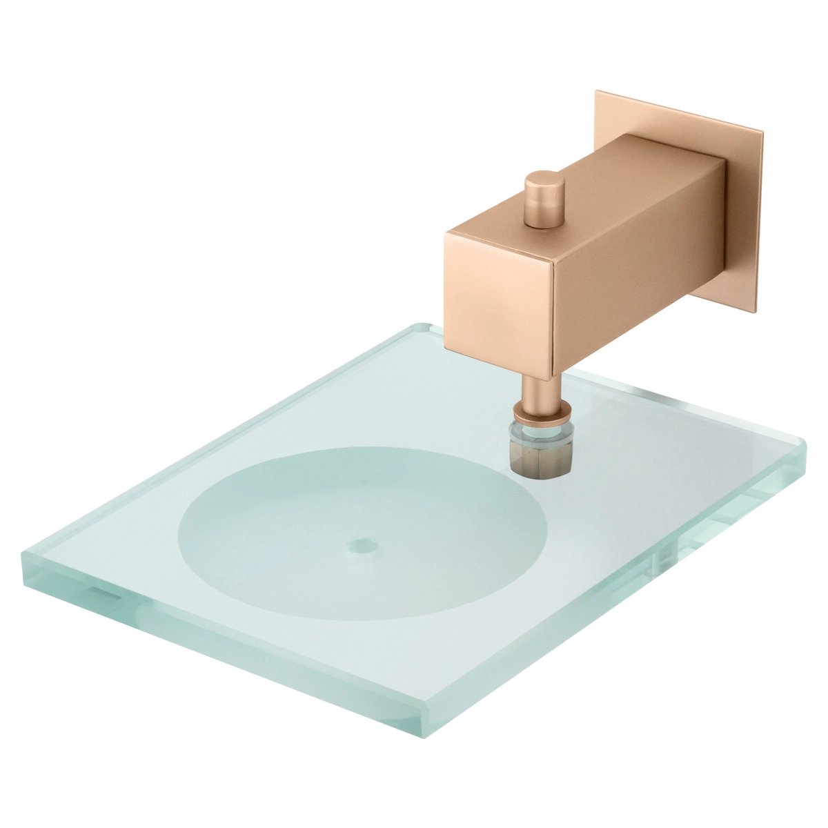 Saboneteira De Parede Para Banheiro E Lavabo Champanhe Fani Bella 4110 Ch220