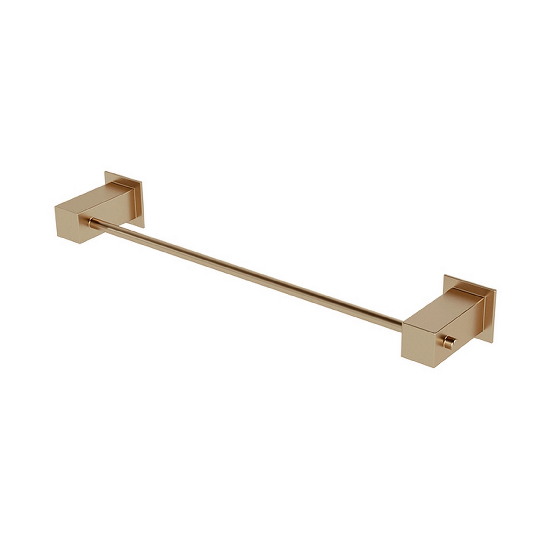 Porta Toalha Reto Curto 30 Cm Bella Champanhe Fani