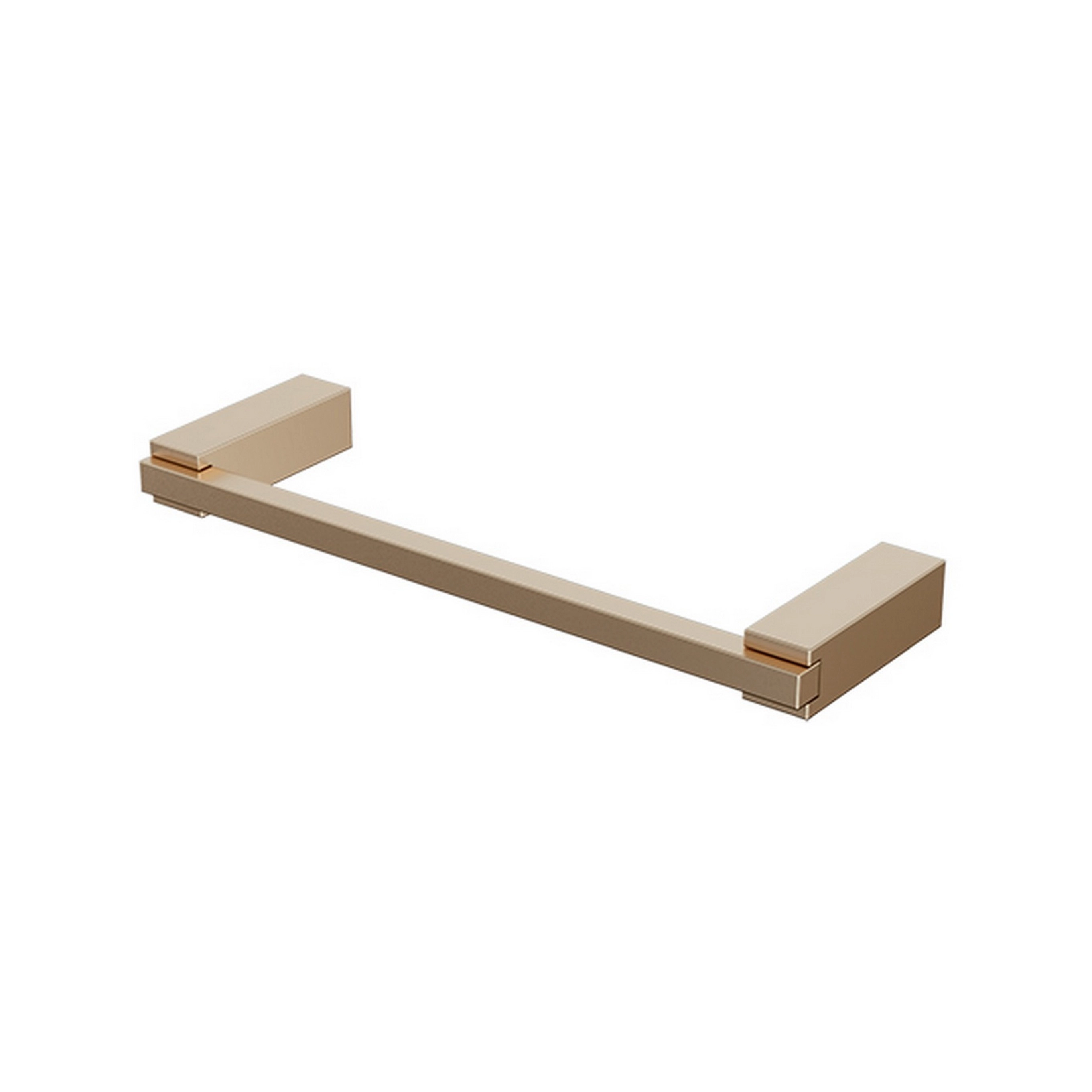 Porta Toalha Reto Pequeno 20 Cm Quartzo Champanhe Fani