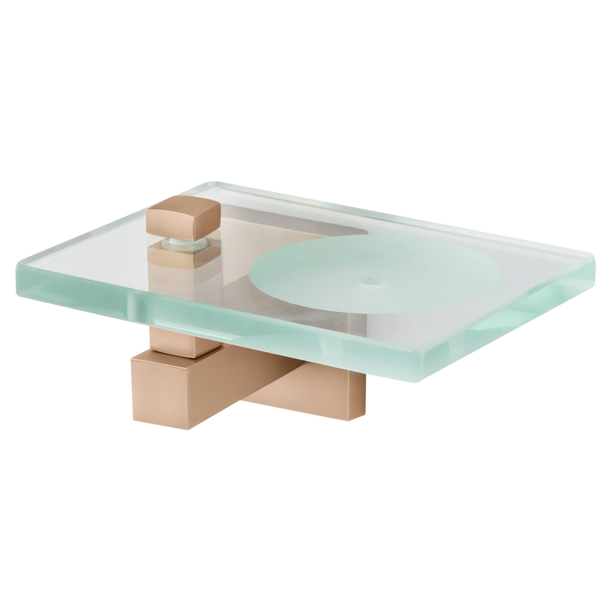 Saboneteira De Parede Para Banheiro E Lavabo Champanhe Fani Versata 4100 Ch120