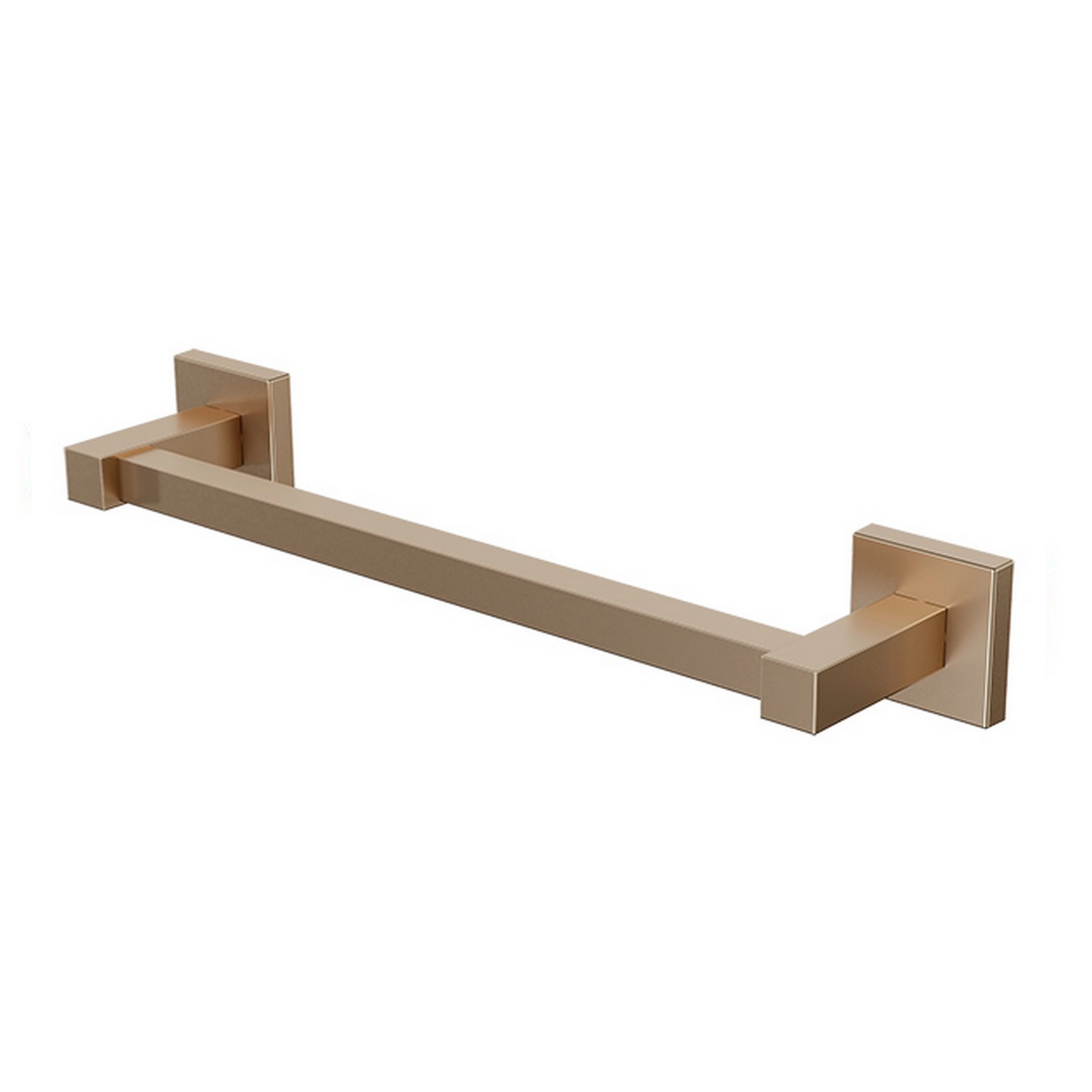 Porta Toalha Reto Curto 30 Cm Versata Champanhe Fani