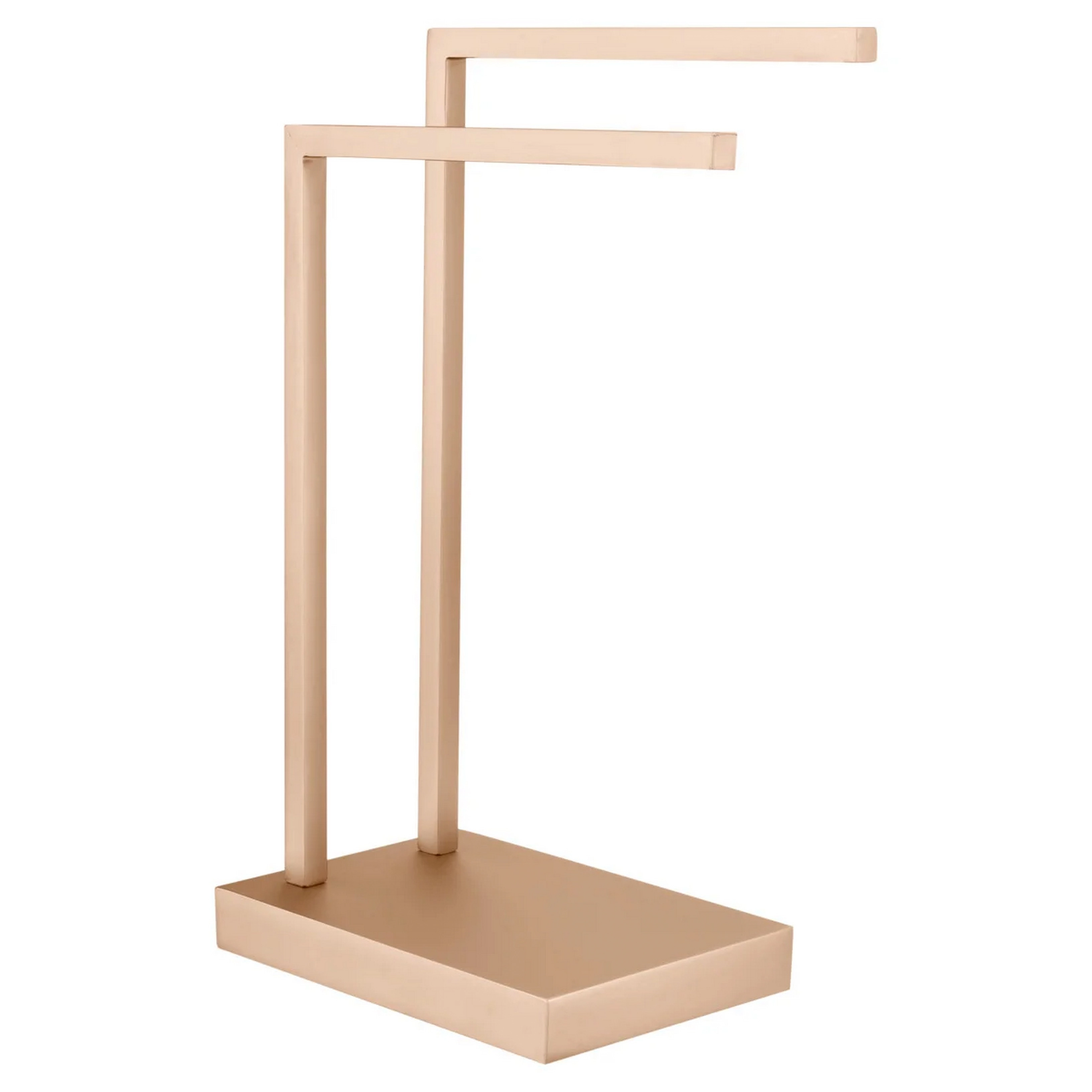Porta Toalha De Bancada Champanhe Quadrado Para Banheiro E Lavabo Fani Horus 2300 Ch450
