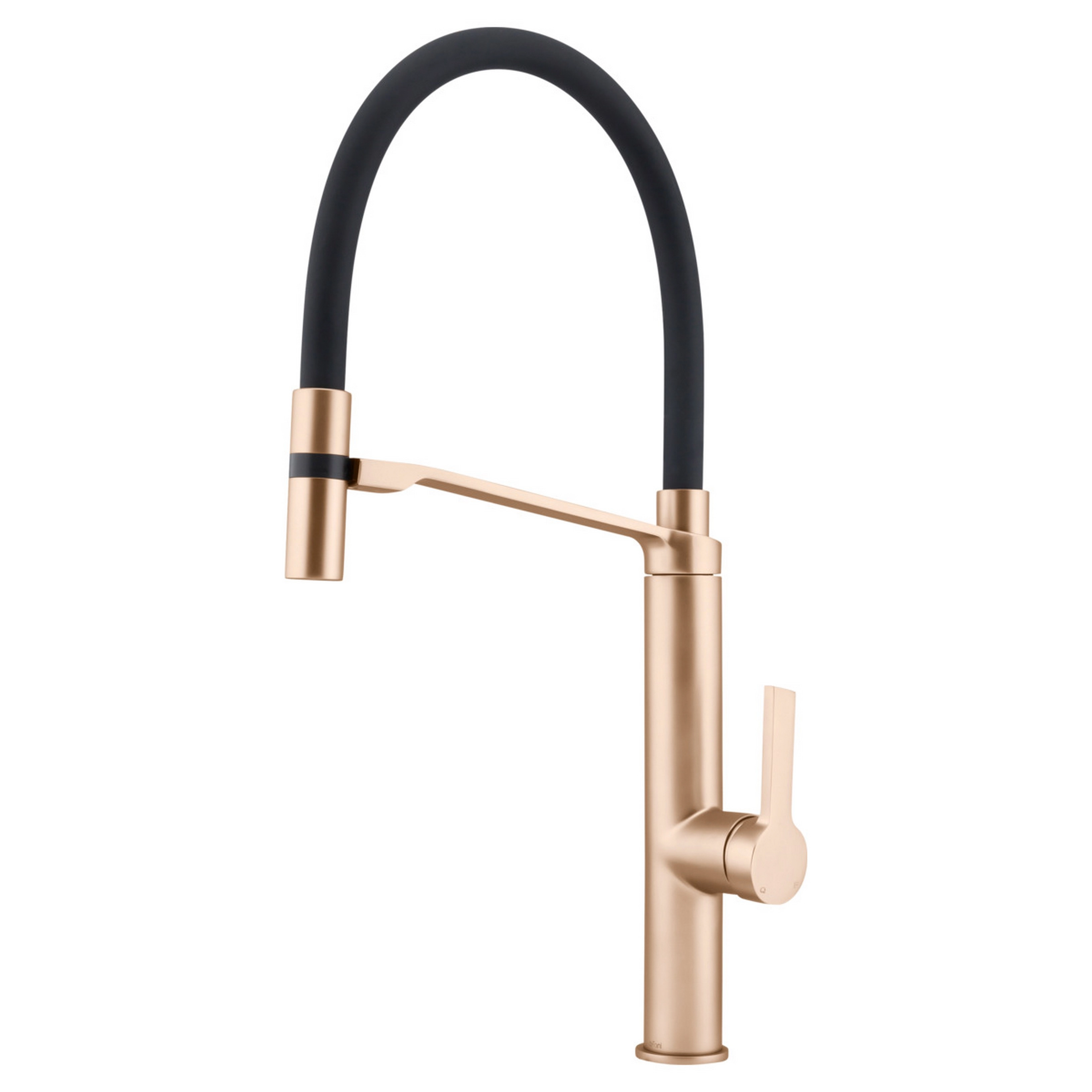 Misturador Monocomando De Mesa Para Cozinha Champanhe Bica Alta Móvel Fani Gourmet 6256 Ch606 Dn 15