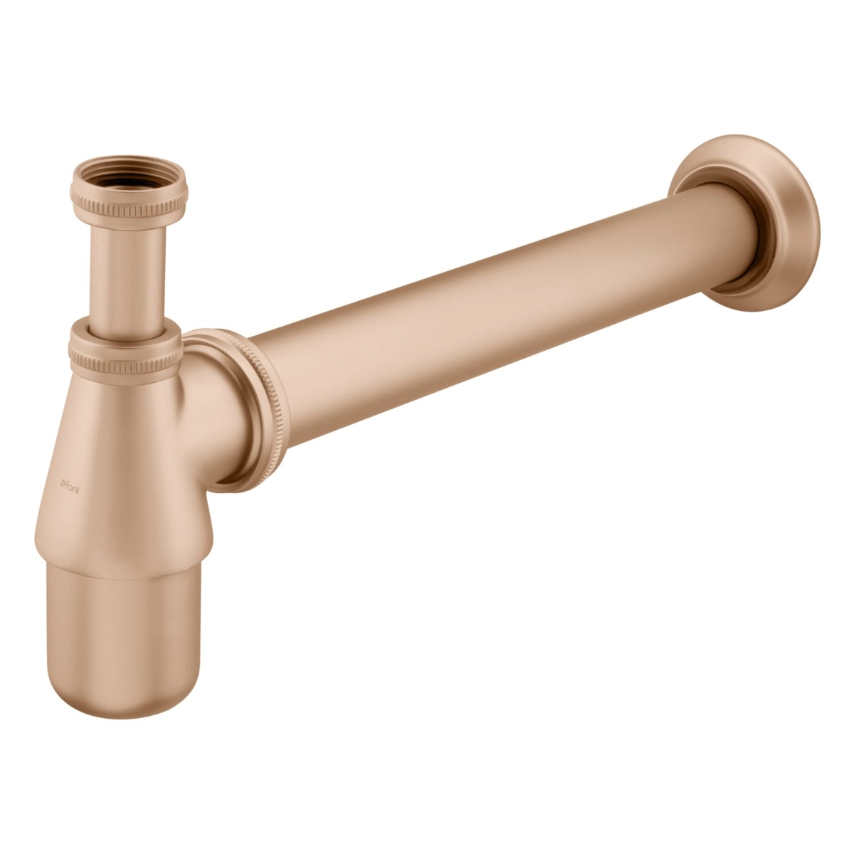 Sifão Regulável Para Banheiro E Lavabo Champanhe Fani 1680 Ch Dn 25 1 X Dn 40 1.1/2