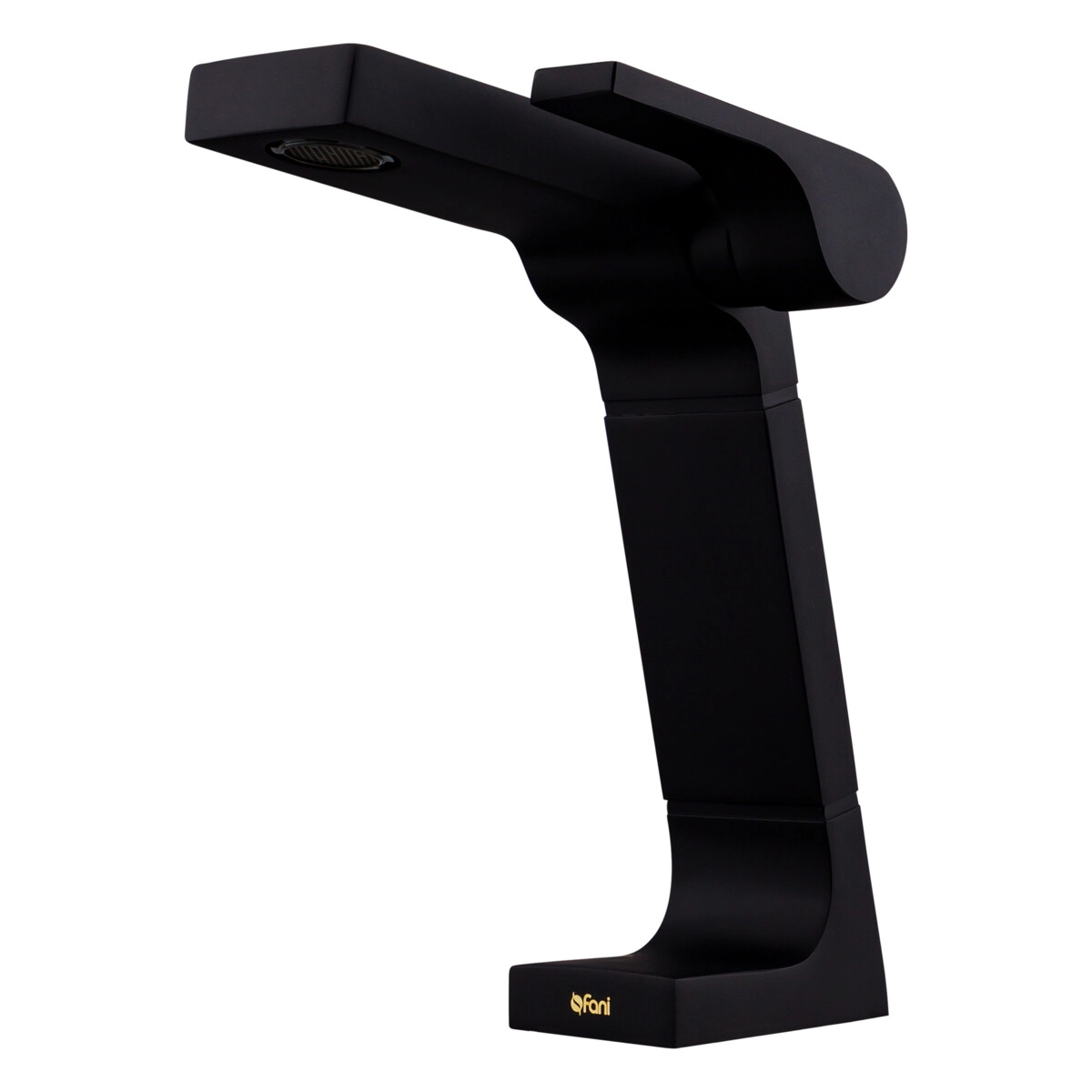 Torneira De Mesa Preta Fosca Para Banheiro E Lavabo Bica Baixa Fani Essence 1207 Bk420 Dn 15 1/2