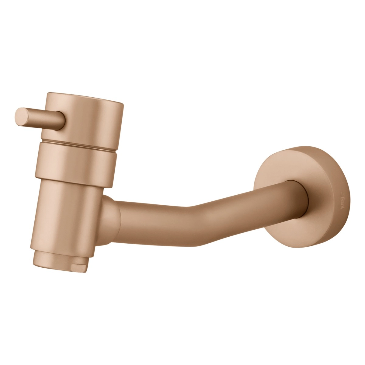 Torneira De Parede Champanhe Para Banheiro E Lavabo Fani Eva 1199 Ch90 Dn 15 1/2 Ou Dn 20 3/4