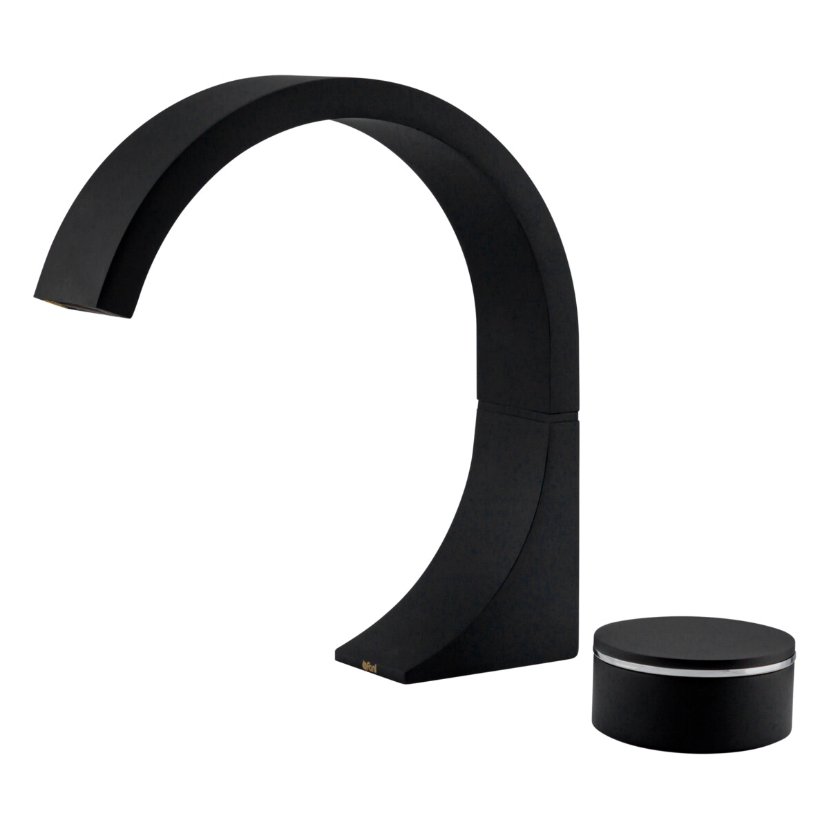 Torneira De Mesa Preta Fosca Para Banheiro E Lavabo Fani Elo 1185 Bk480 Dn 15 1/2