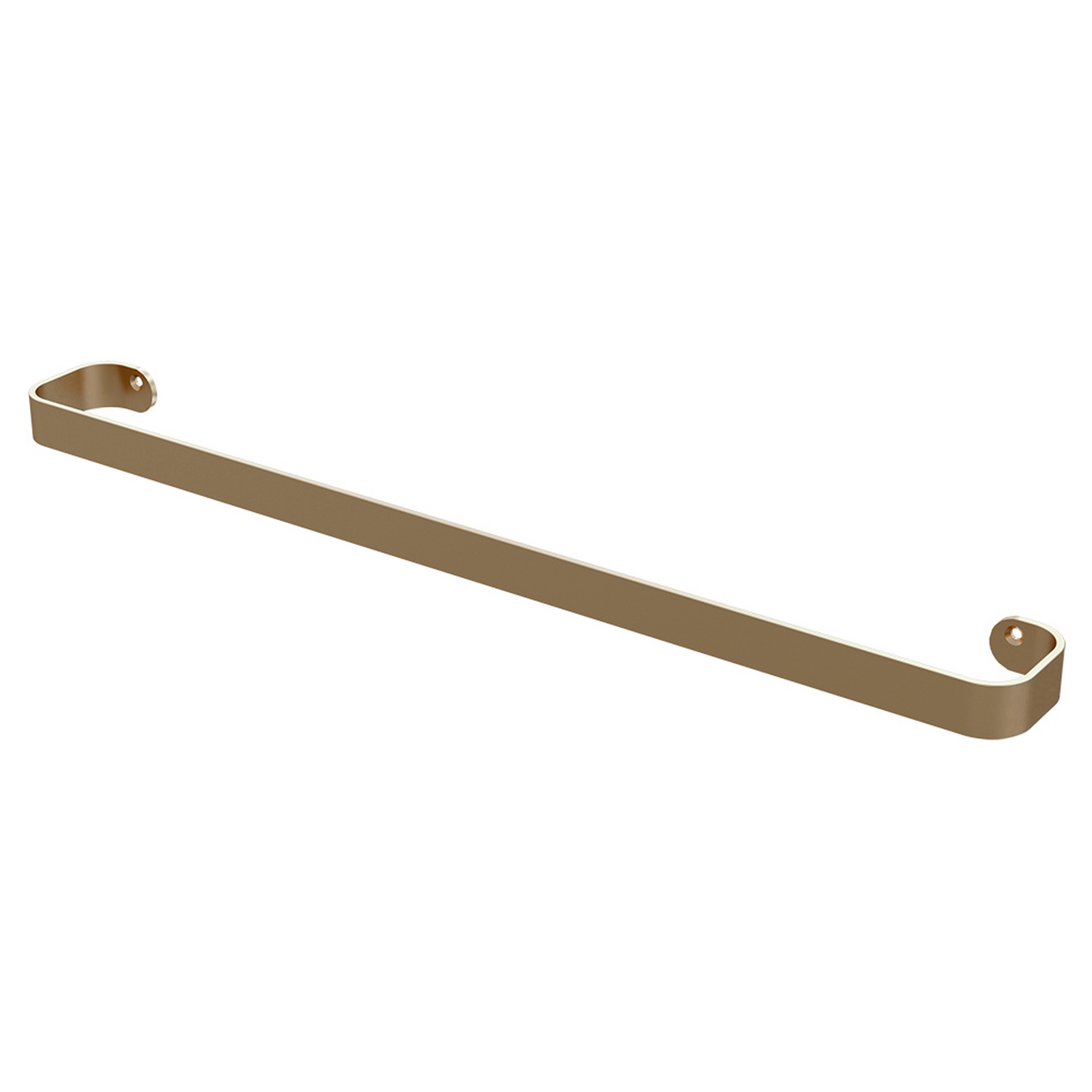 Porta Toalha Champanhe Reto Para Banheiro E Lavabo Fani Soft 4400 Ch195