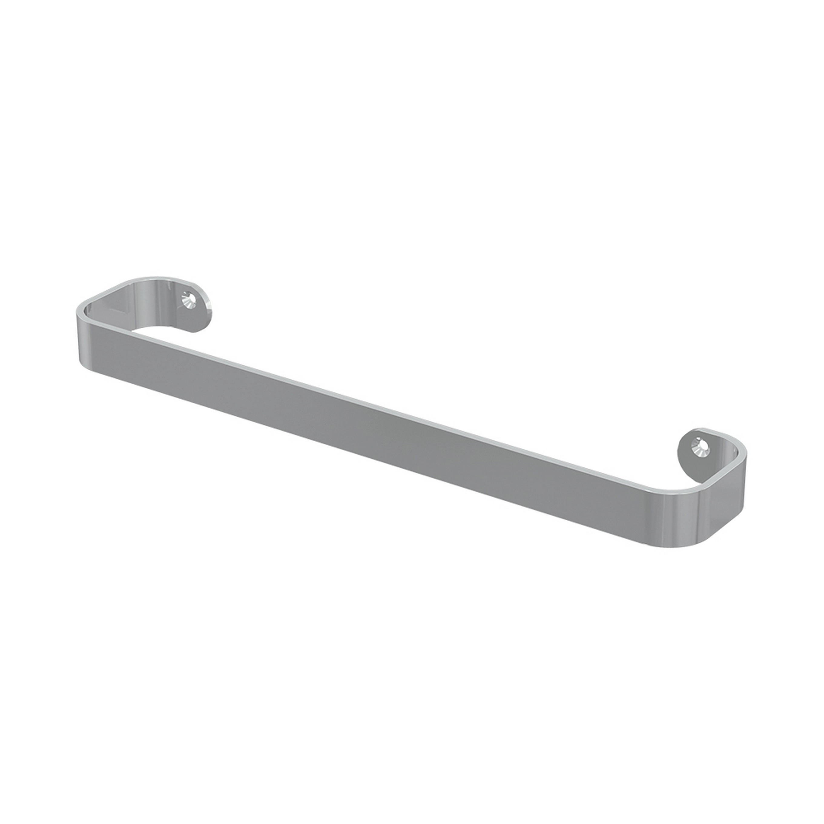 Porta Toalha Reto Curto 30 Cm Soft Cromado Fani