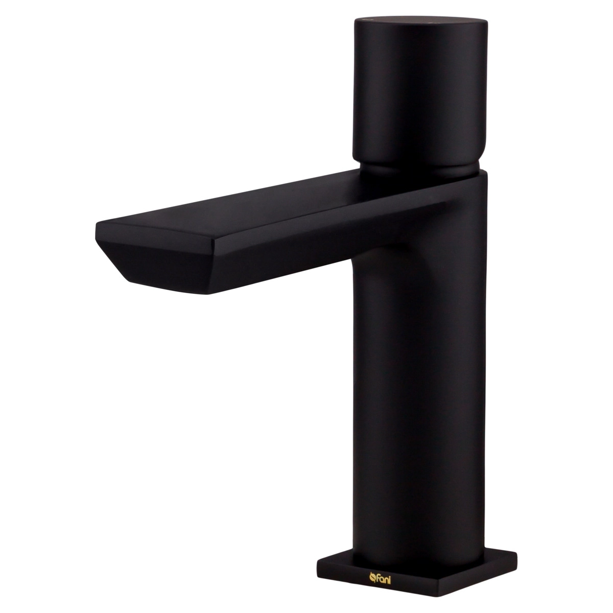 Misturador Monocomando De Mesa Para Banheiro E Lavabo Preto Fosco Bica Baixa Fani Elegance 6875 Bk65