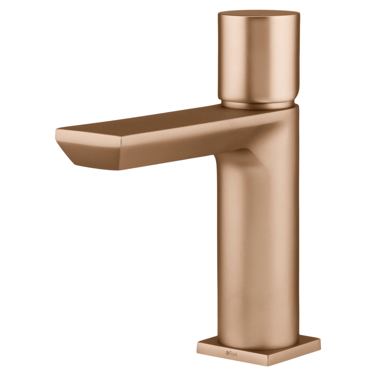 Misturador Monocomando De Mesa Para Banheiro E Lavabo Champanhe Bica Baixa Fani Elegance 6875 Ch650
