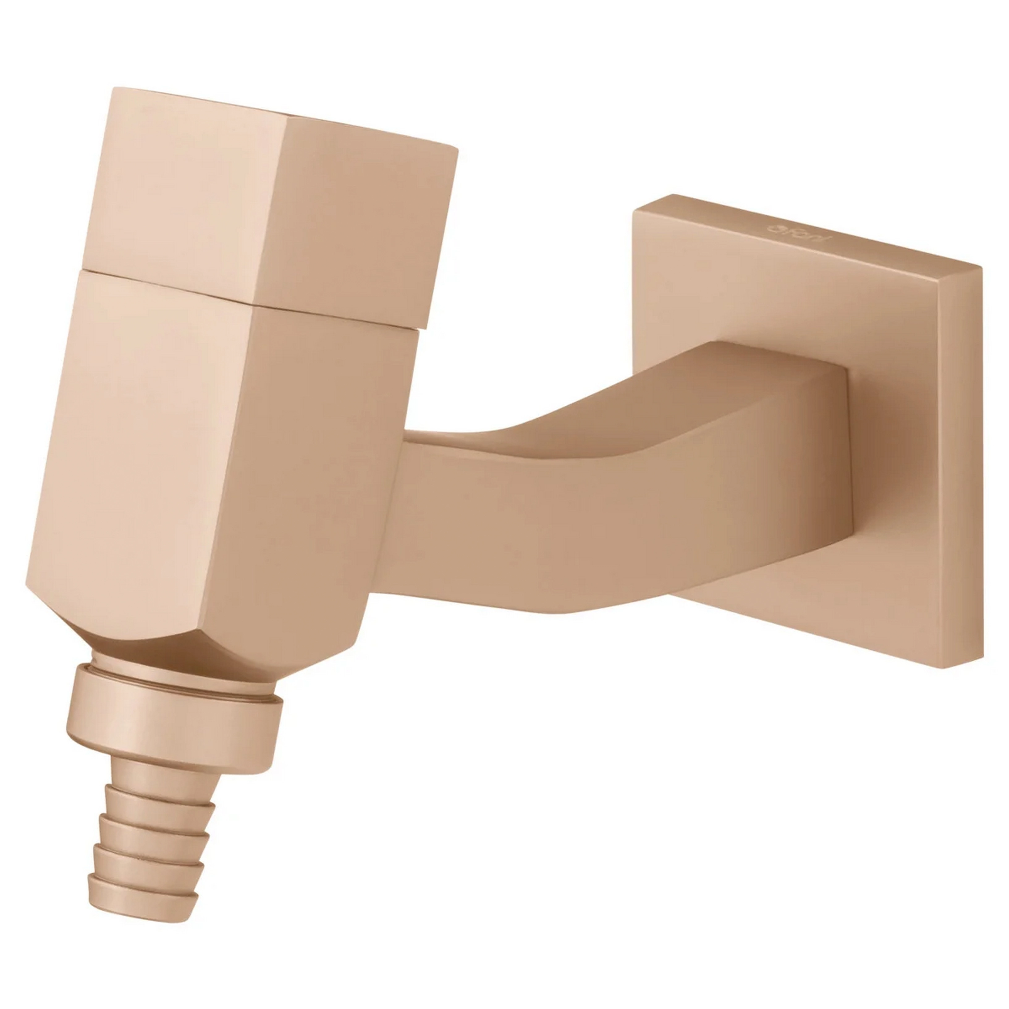 Torneira De Parede Champanhe Com Adaptador Para Mangueira Para área De Serviço Fani Hera 1149 Ch105