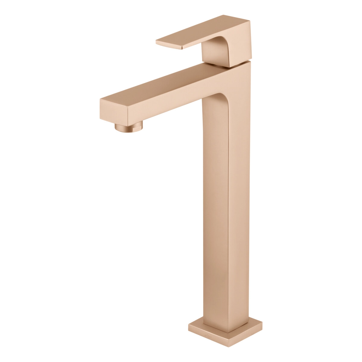Torneira De Mesa Champanhe Para Banheiro E Lavabo Bica Alta Fani Retta 1310 Ch330 Dn 15 1/2