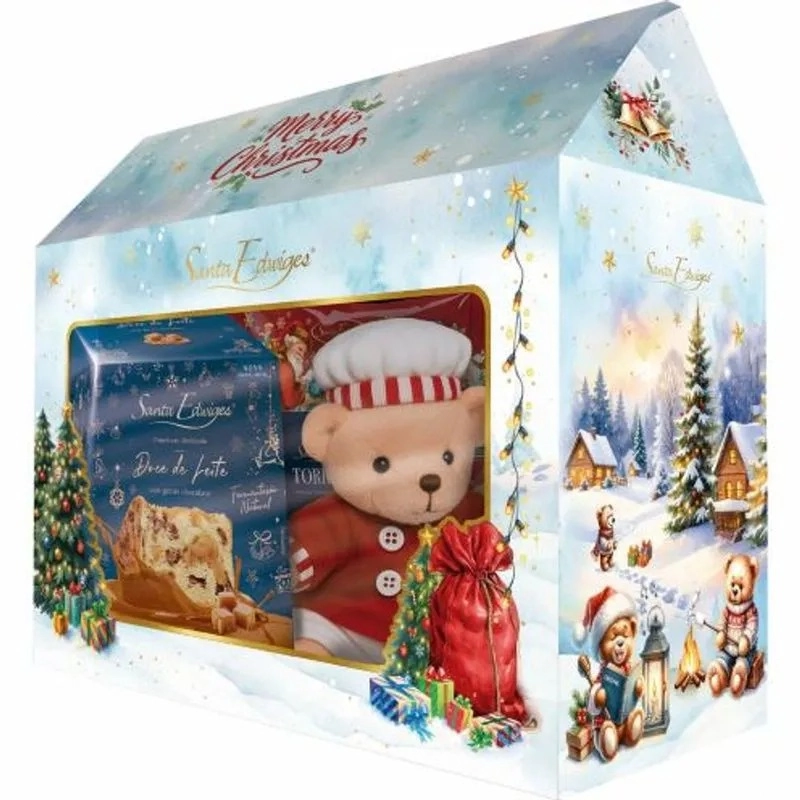 Kit Natal Santa Edwiges 1,160kg Sweet Pelucia