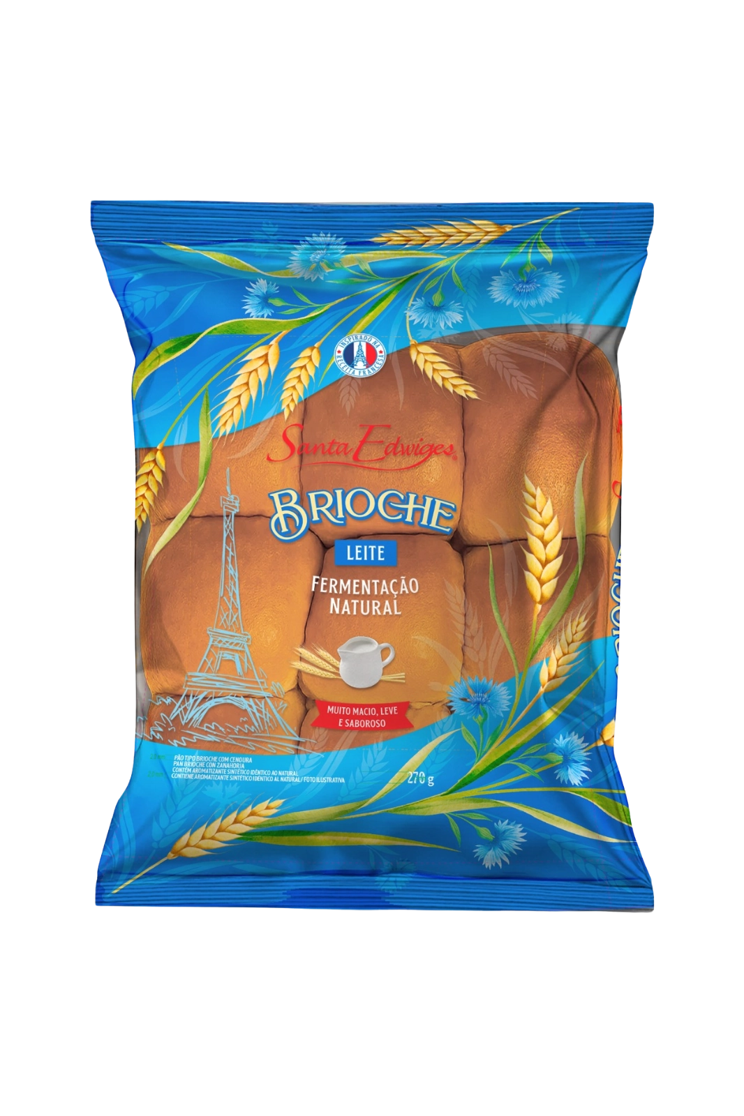 Pão Mini Brioche Santa Edwiges Leite 270g