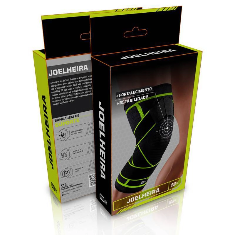 Joelheira Elastica Velcro Gb57235 Milenio