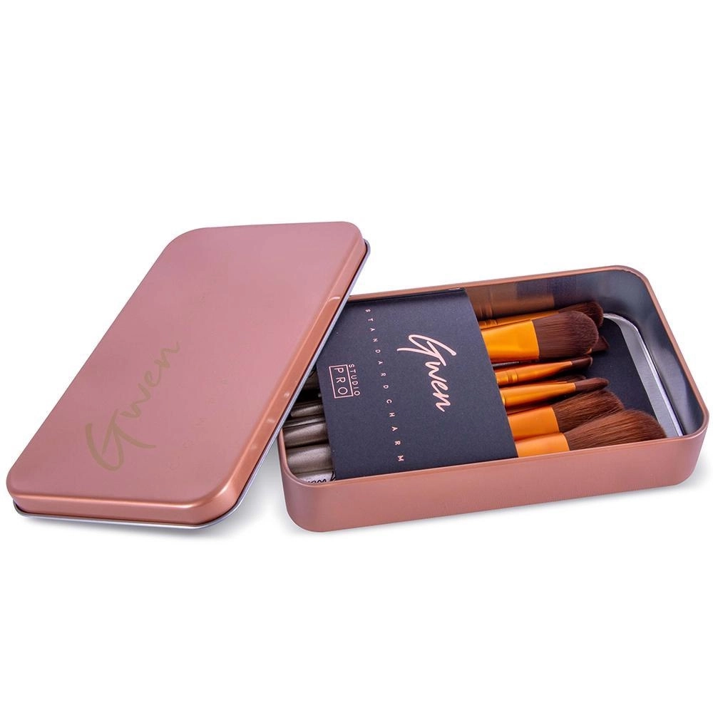 Kit Pincel Maquiagem Lata 12un Gb57309 Milenio