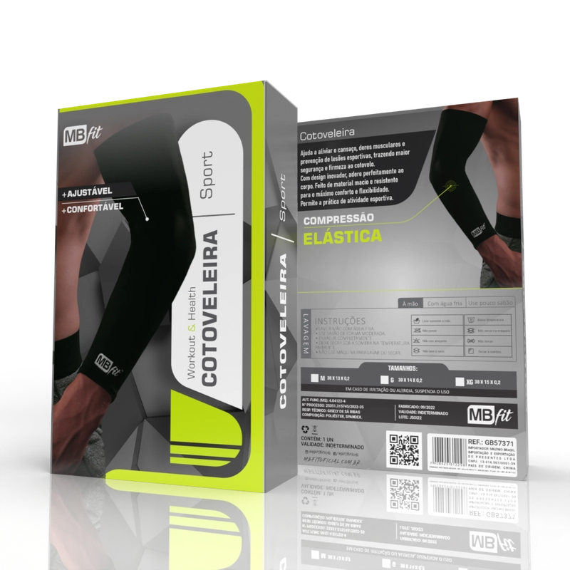 Cotoveleira Compressao Stand Poliester Spandex Gb57371 Milenio
