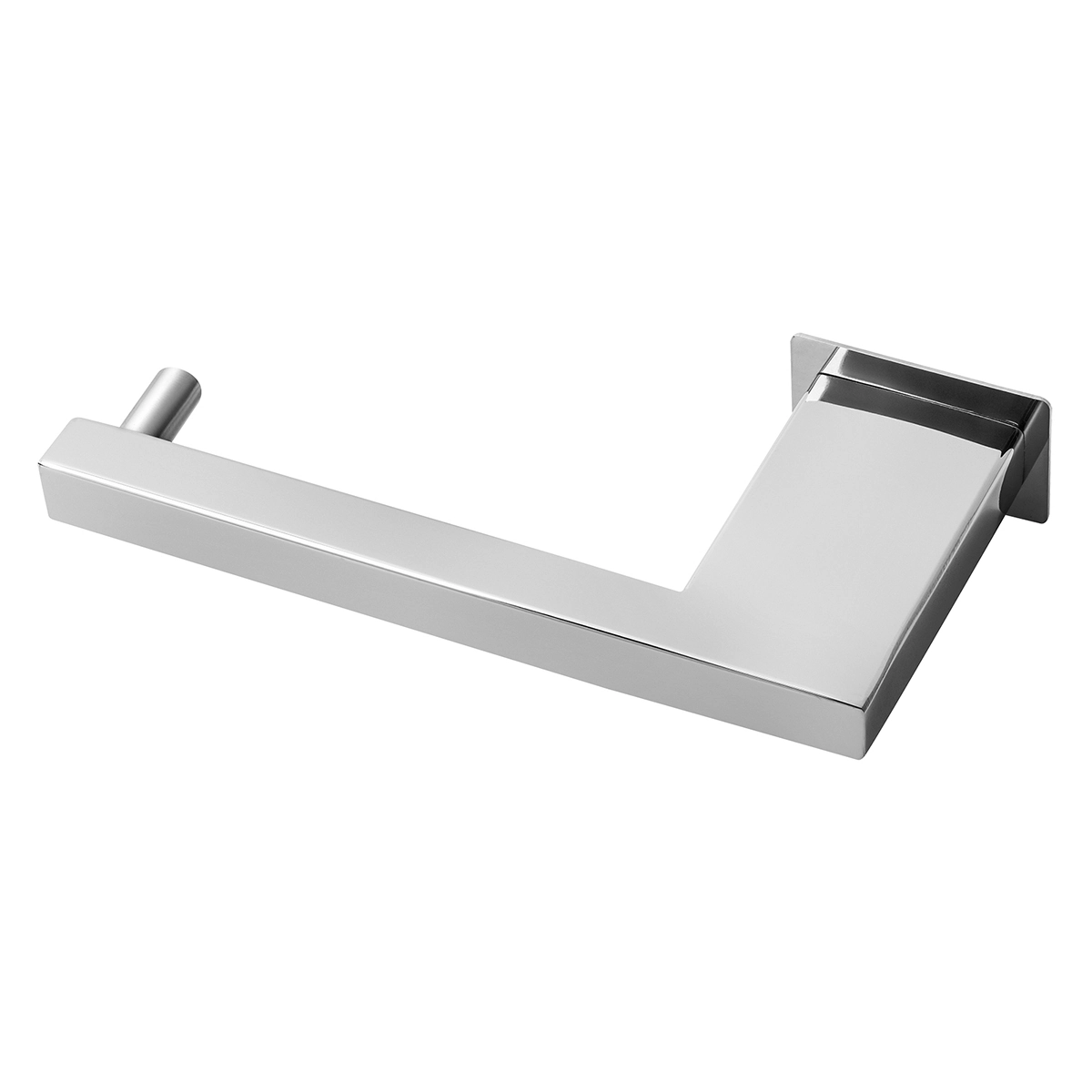 Porta Papel Higiênico Inox Polido Lado Esquerdo