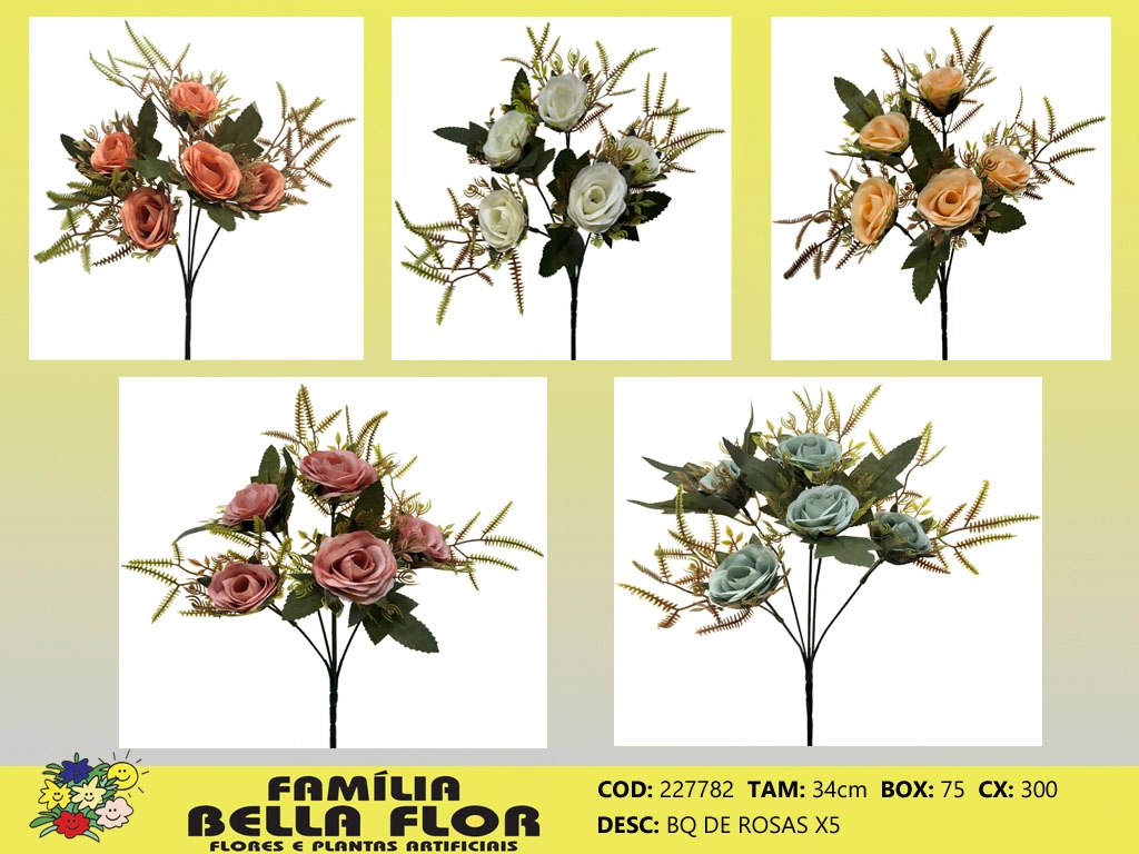 Buque Rosa X5 227782 Bella Flor