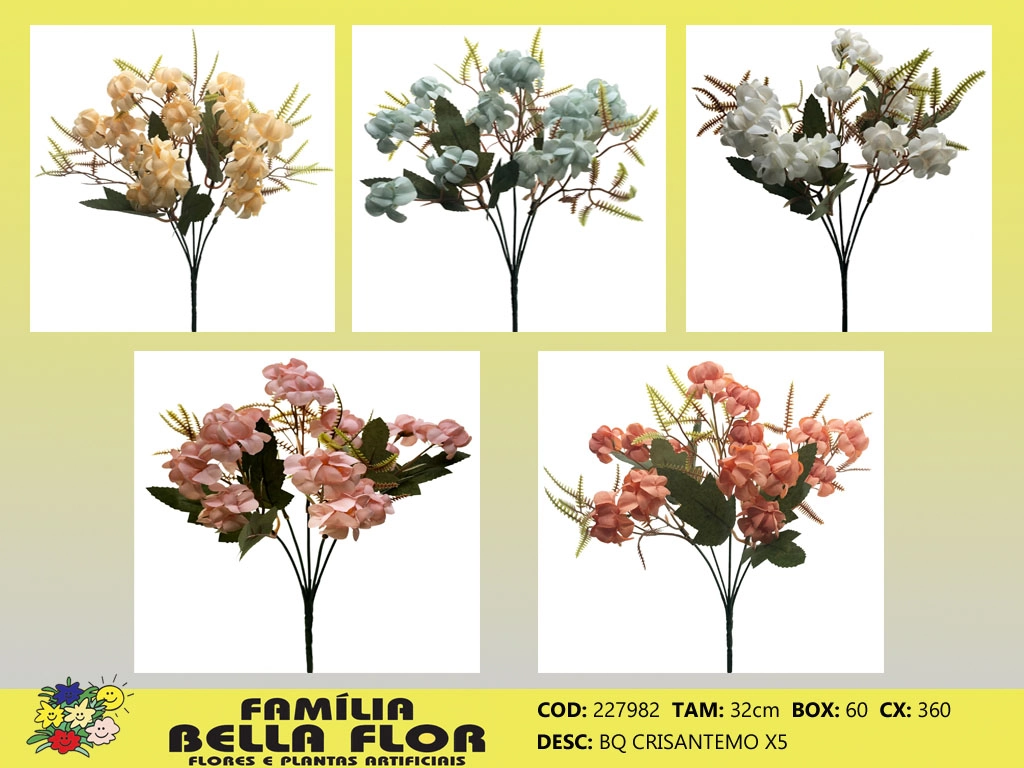 Buque Crisantemo X5 227982 Bella Flor