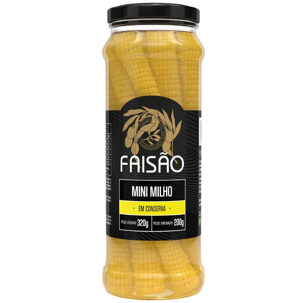 Mini Milho Cons Faisao Vd 200g