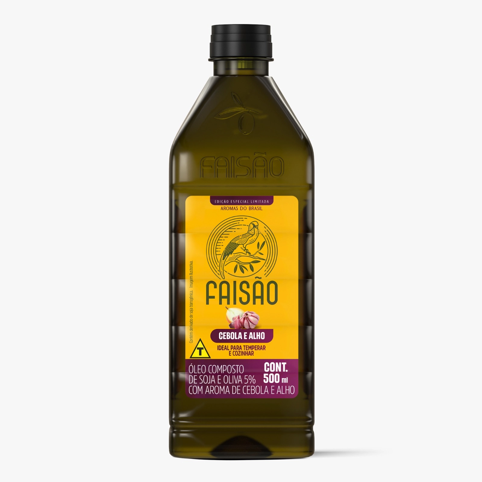 Oleo Comp Faisao 500ml Cebola/alho Pet