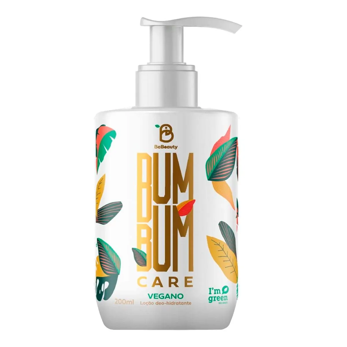 Loção Hidratante BeBrasil BumBum Care Vegano 200ml