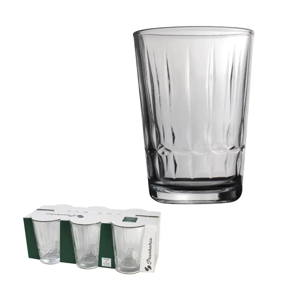 Cj.copos Agua Nergis 235ml 6p.pasabahce