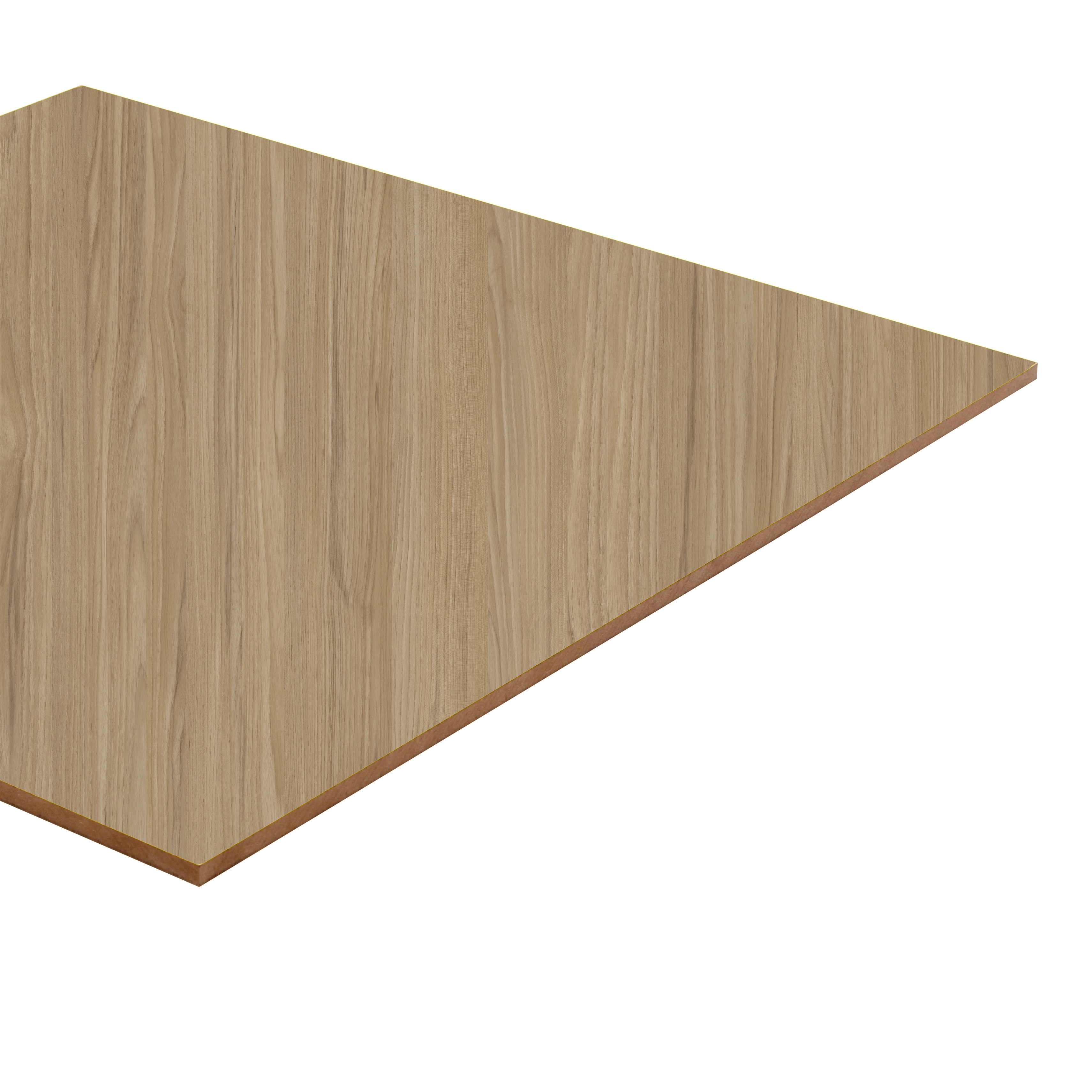 Painel de Madeira MDF para Revestimento 1,5mm Lâmina Dourada 45x136cm Eucatex