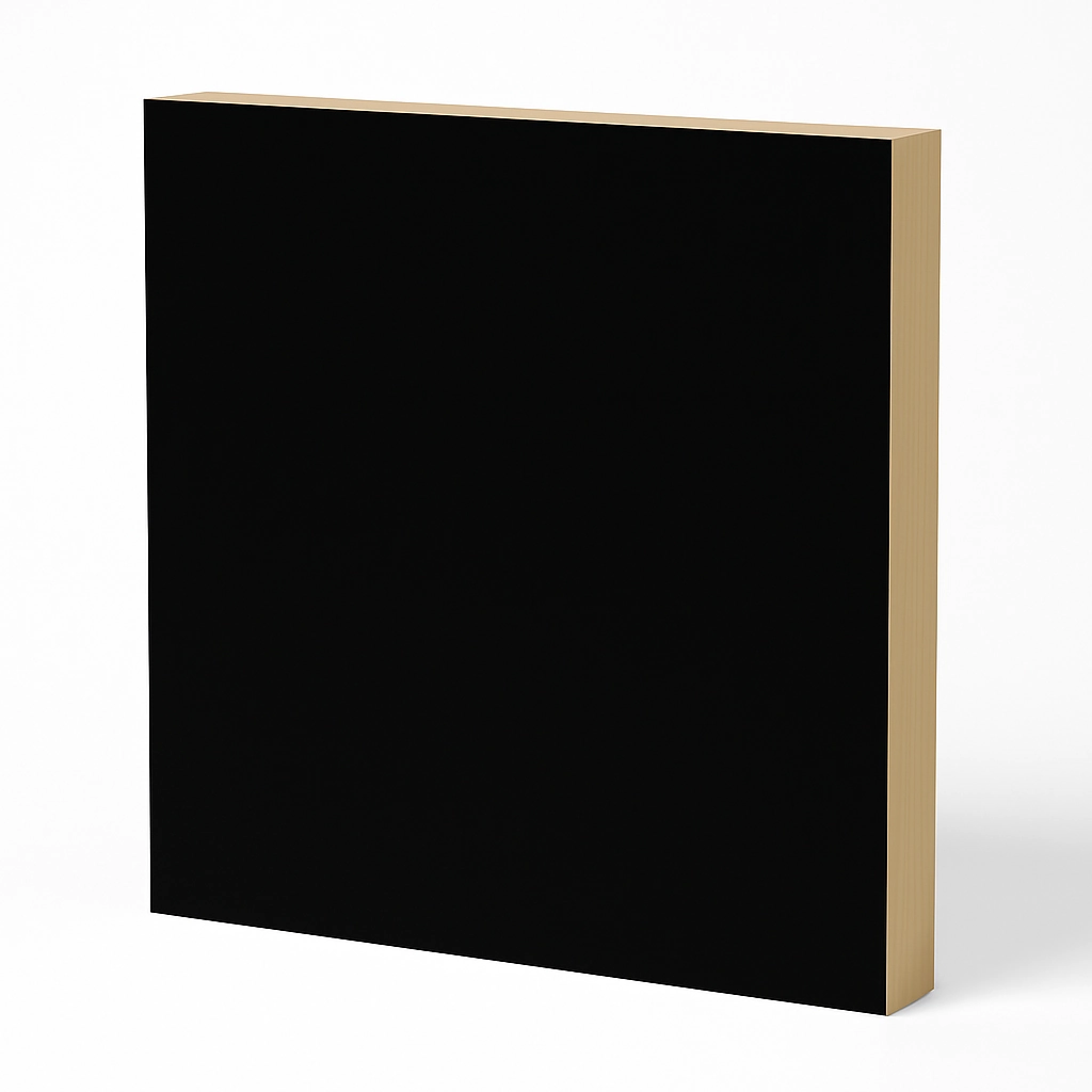 Painel de Madeira MDF Preto Onix 15mm 275x910cm M² Eucatex