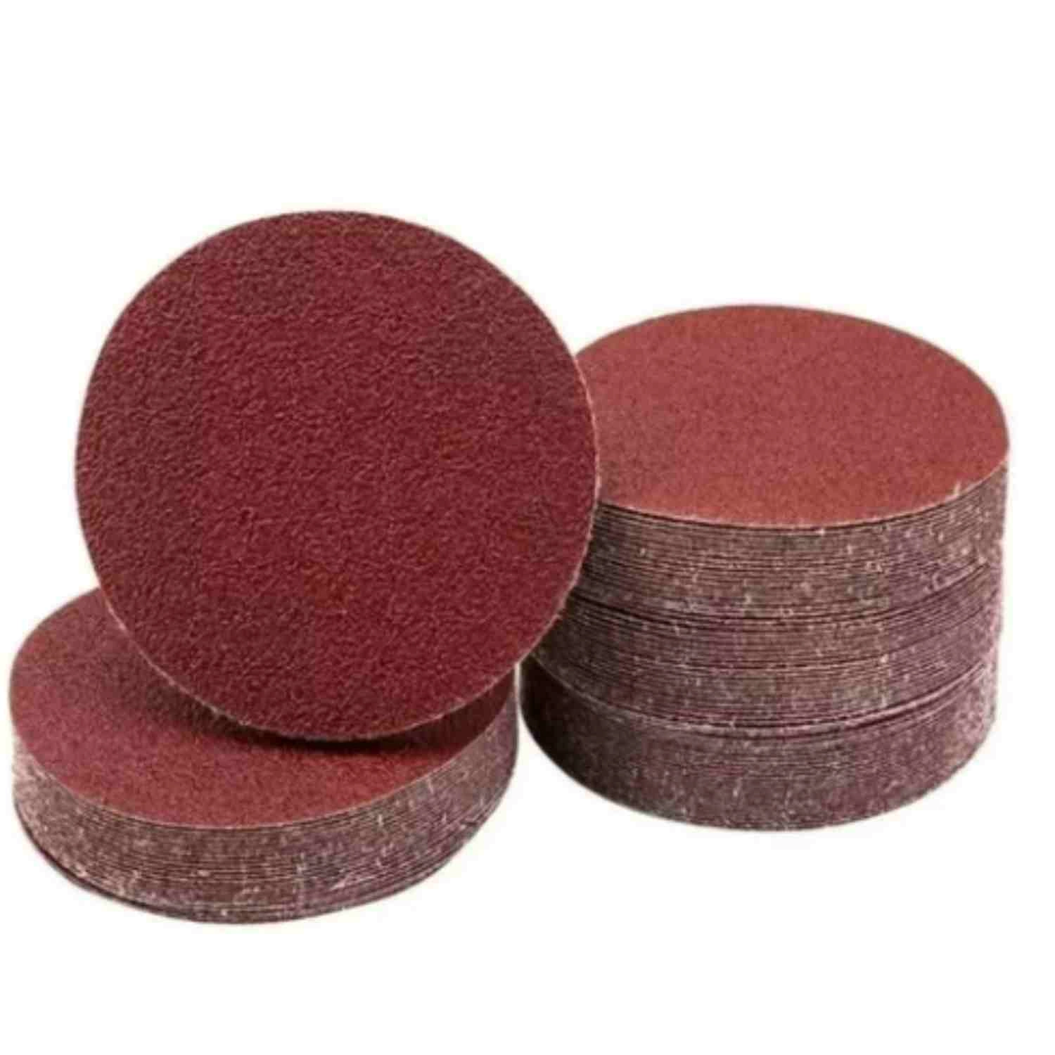 Kit Com 100 Discos De Lixa Com Velcro 115 Mm