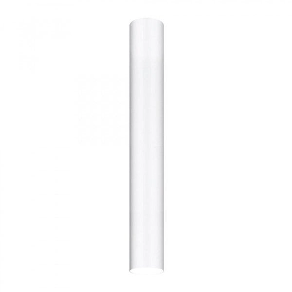 Plafon Viena Tubo 60cm Woods Branco Brilho