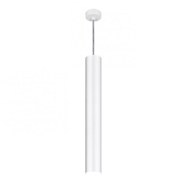 Pendente Viena Tubo 60cm Woods Branco Brilho