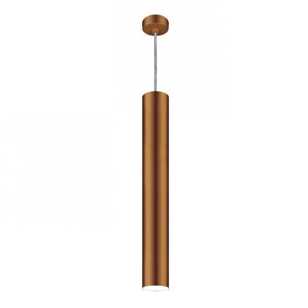 Pendente Viena Tubo 60cm Woods Cobre Fosco