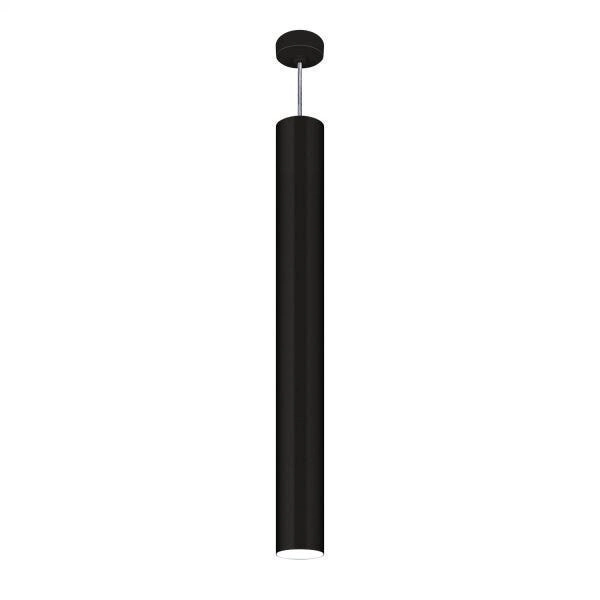 Pendente Viena Tubo 90cm Woods Preto Micro