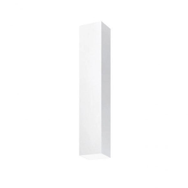Plafon Viena Quadrado 45cm Woods Branco Brilho