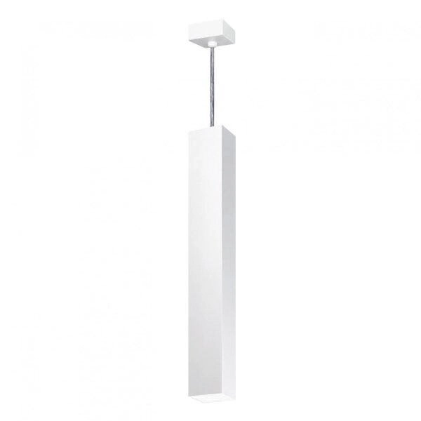 Pendente Viena Quadrado 60cm Woods Branco Micro