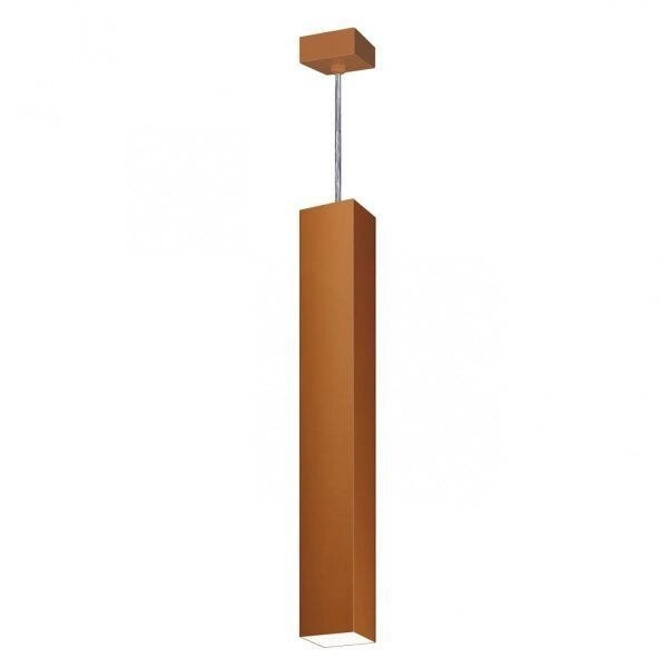 Pendente Viena Quadrado 60cm Woods Cobre Fosco