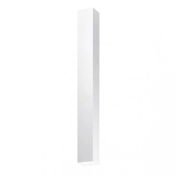 Plafon Viena Quadrado 90cm Woods Branco Brilho