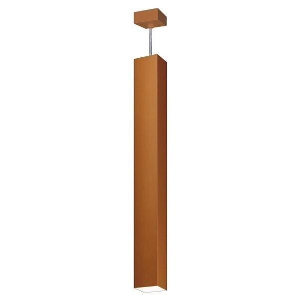 Pendente Viena Quadrado 90cm Woods Cobre Fosco