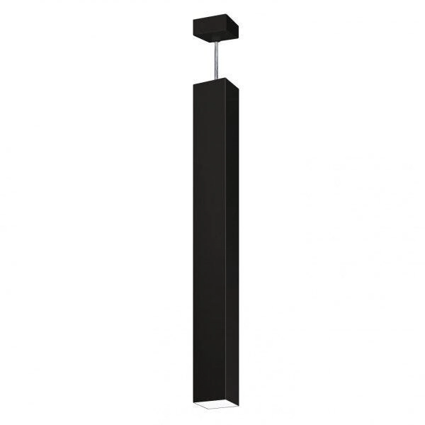 Pendente Viena Quadrado 90cm Woods Preto Micro